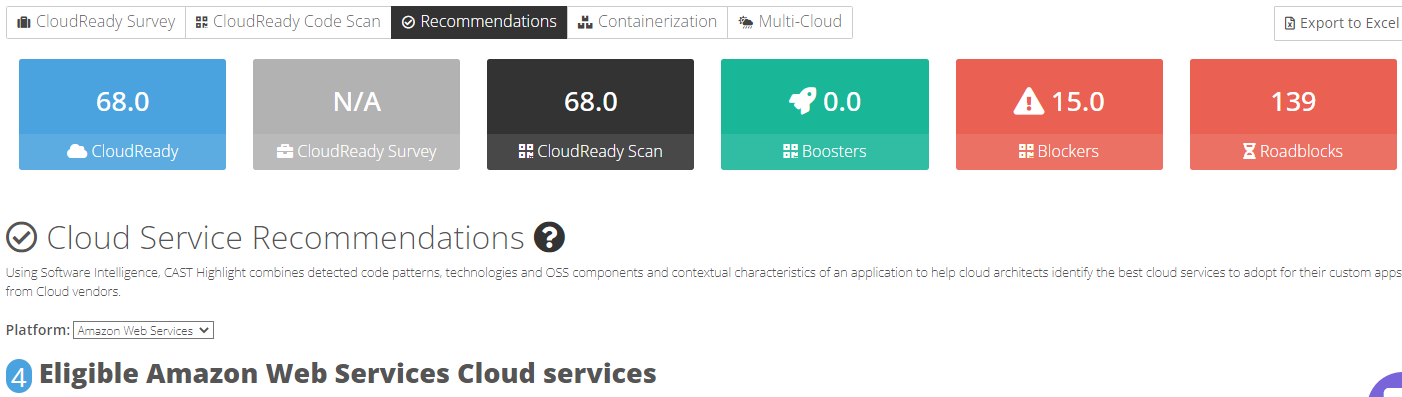 Recommendations on AWS